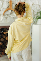 BLAIRE Stripe Oversized Button Down Shirt