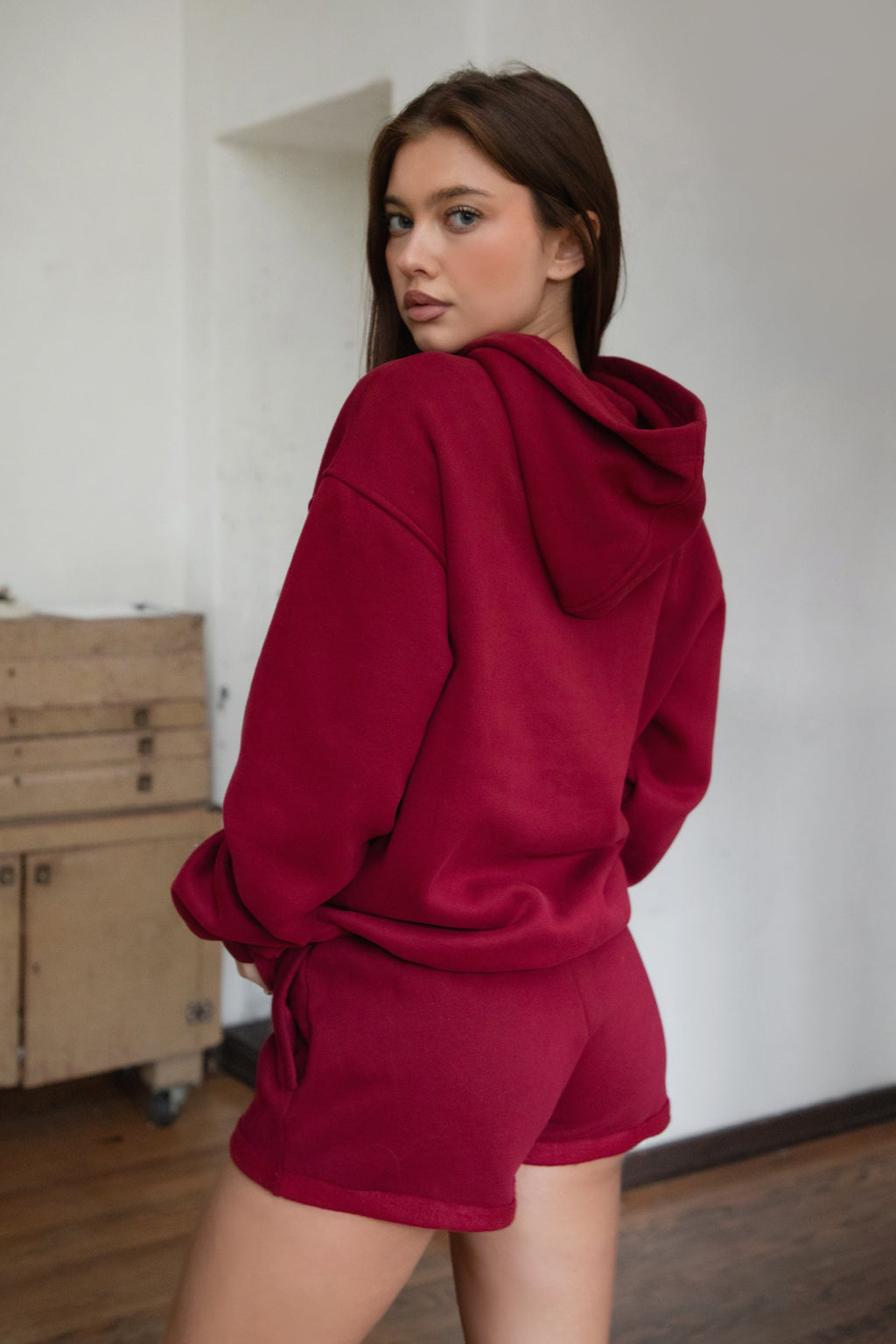 CARLY Cloud Fleece Low Rise Shorts [Partial Pre-order]