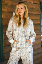 AVERY Light Woodland Camo Cloud Fleece Classic Hoodie