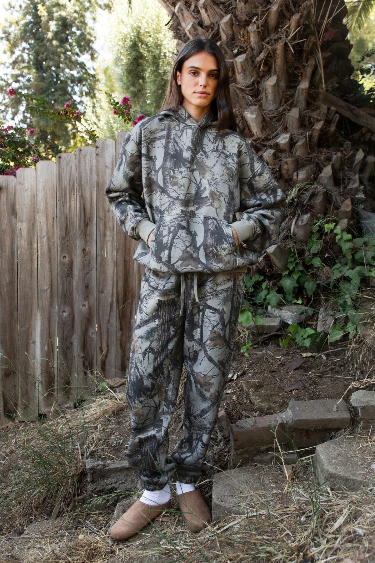 ELK Woodland Camo Cloud Fleece Oversized Hoodie