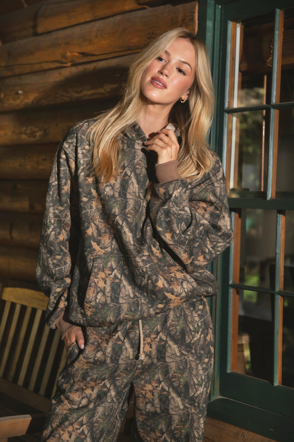 BAYOU Dark Camo Cloud Fleece Classic Hoodie [Pre-order]