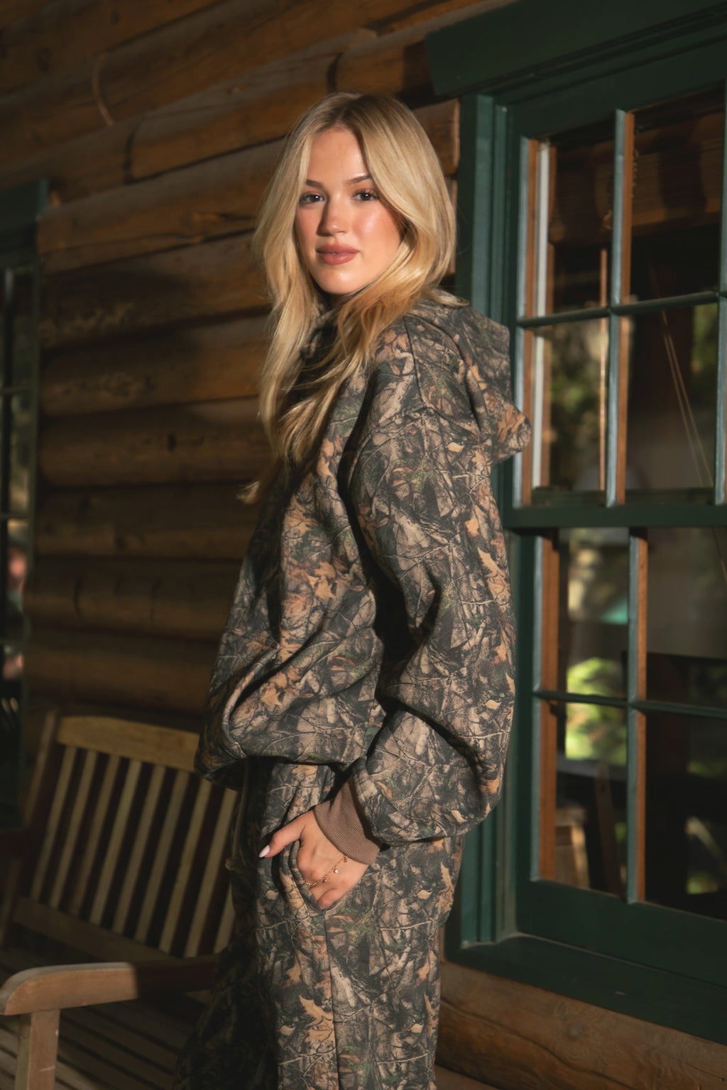 BAYOU Dark Camo Cloud Fleece Classic Hoodie [Pre-order]