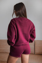 LANI Cloud Fleece Crew Neck Pullover Sweatshirt