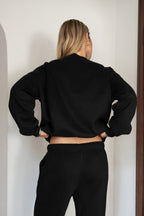 LANI Cloud Fleece Crew Neck Pullover Sweatshirt