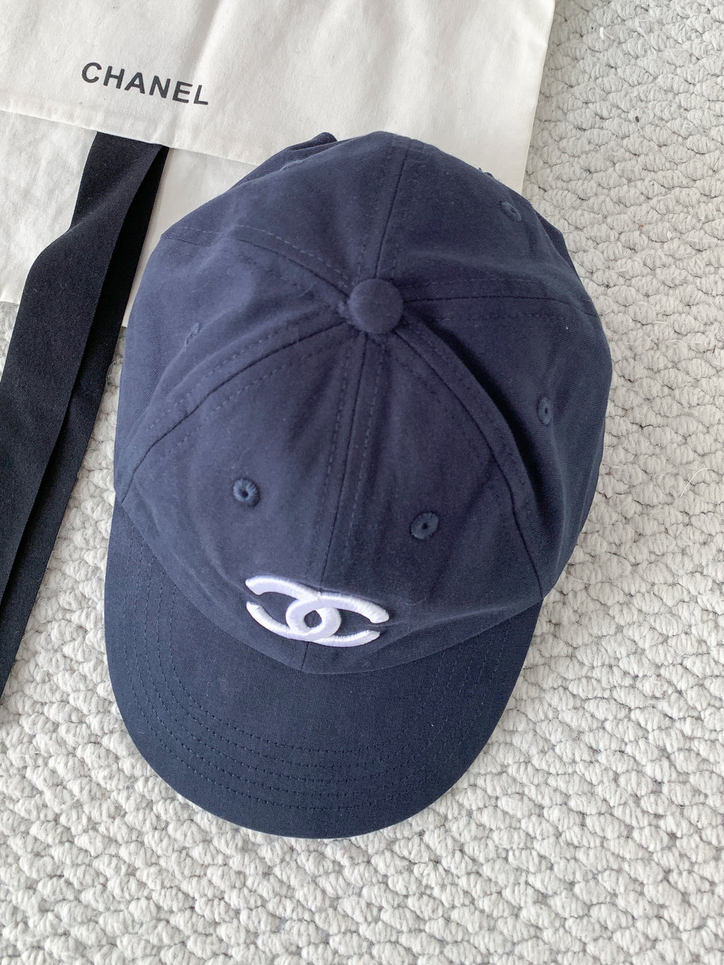 Chanel Cc Embroidered Sun Hat #389681