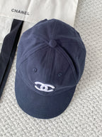 Chanel Cc Embroidered Sun Hat #389681