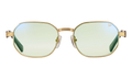 Hustler Jacques Cartier Edition 24KT Yellow Gold / Powder Green Flash Blue JCHU2 0004 11C1