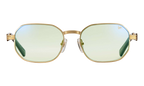 Hustler Jacques Cartier Edition 24KT Yellow Gold / Powder Green Flash Blue JCHU2 0004 11C1