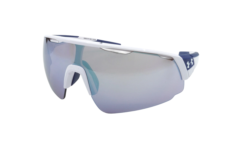 Changeup Sunglasses Gray Mirror - Shiny White / Navy S8600107 069