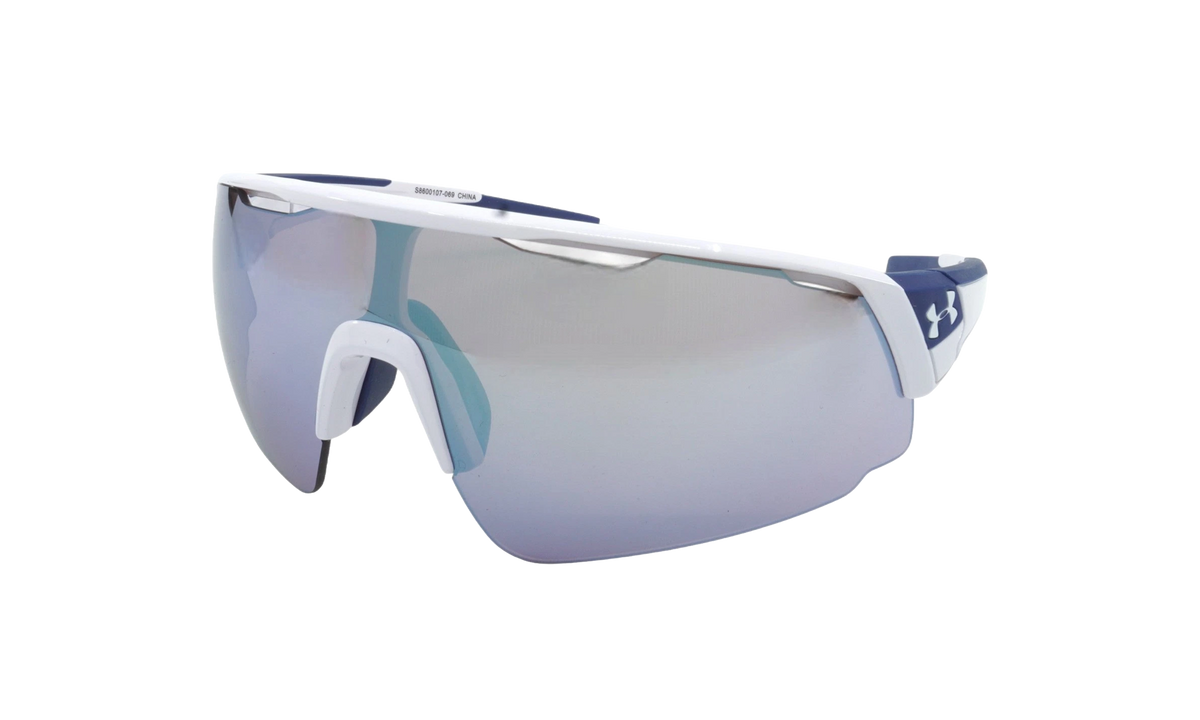 Changeup Sunglasses Gray Mirror - Shiny White / Navy S8600107 069