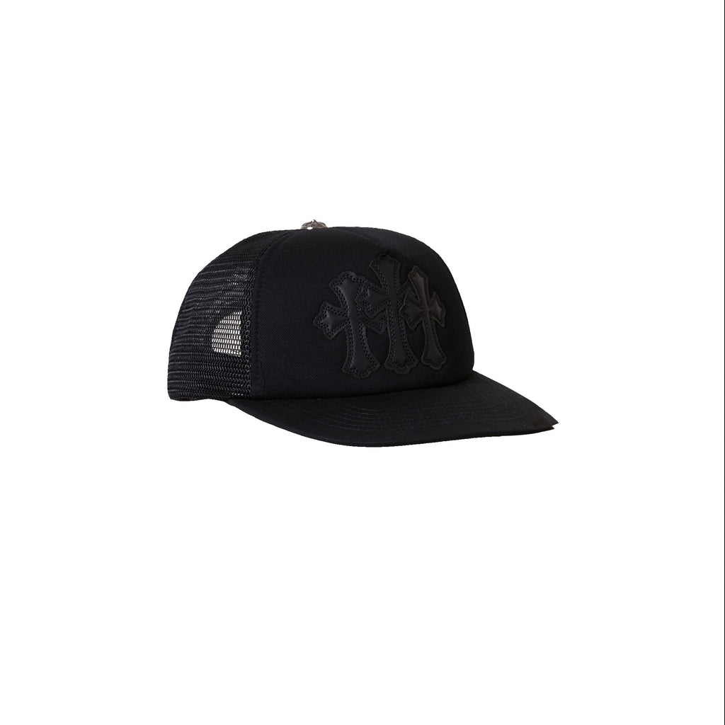 Chrome Hearts Patchwork Leather Three-flowered Hat #377125
