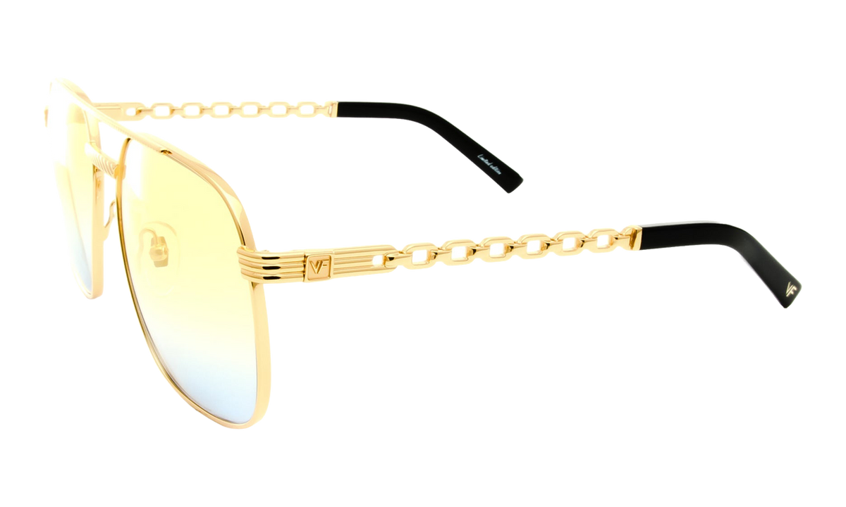 Narcos Equestrian Edition 24KT Yellow Gold / Yellow / Blue Gradient Flash Gold EQNR2 0005 20B5