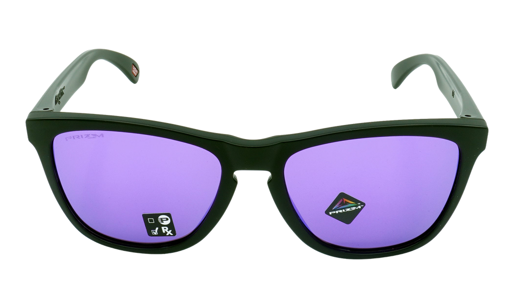 Frogskins Sunglasses Matte Black / PRIZM Violet OO9013 H6