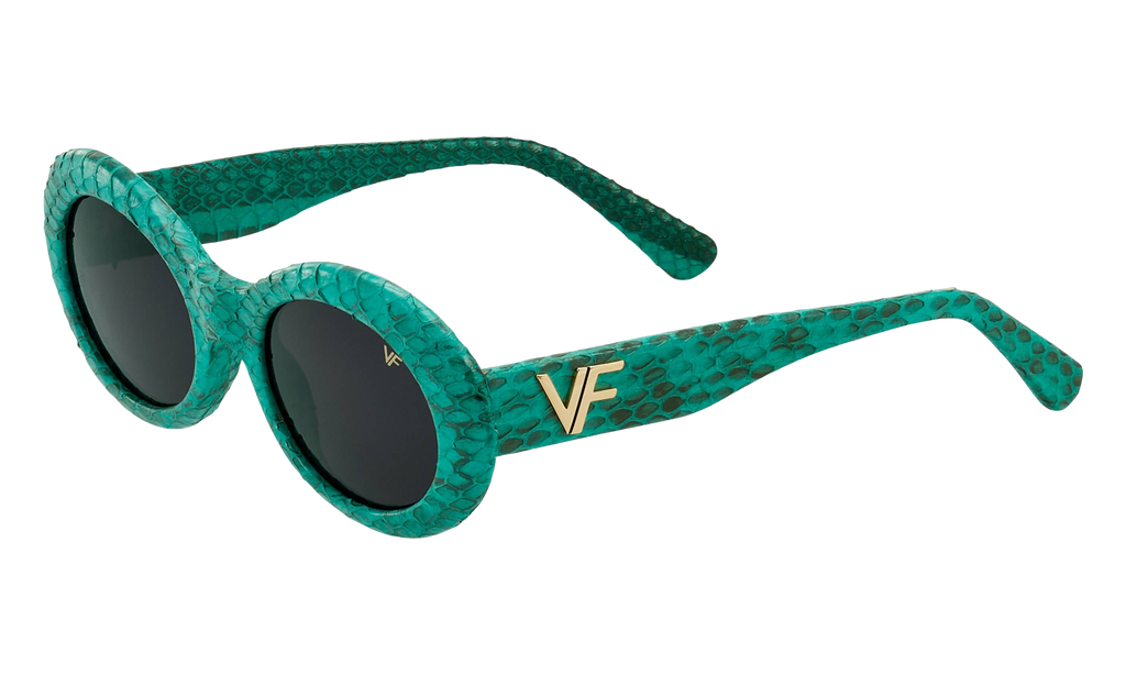 Cobain Limited Edition Teal Snakeskin Snake Teal / Jet Black MPCB2 0005 25A1