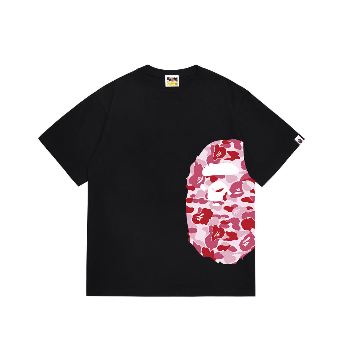 BAPE Pink Camo Side Ape Tee