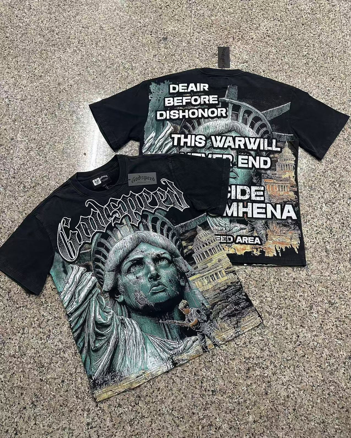 Godspeed Statue of Liberty Tee