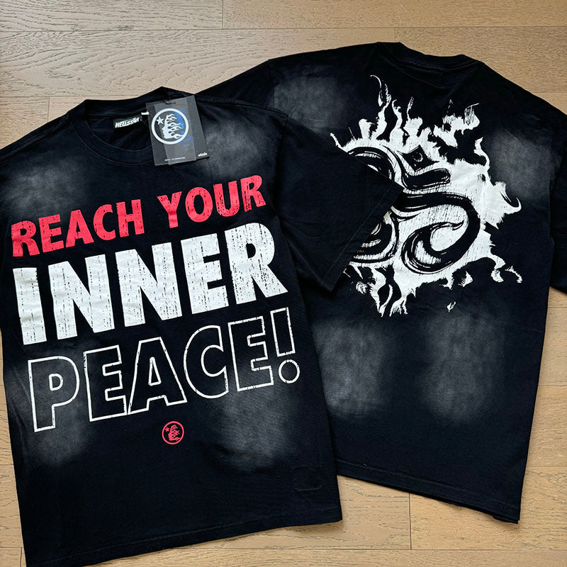 Hellstar Black Reach Your Inner Peace Tee