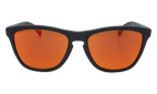 (Asian Fit) Frogskins Sunglasses Matte Black / PRIZM Ruby OO9245 63
