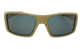 Heliostat Polarized Sunglasses Matte Stone Desert Tan / PRIZM Grey OO9231 17