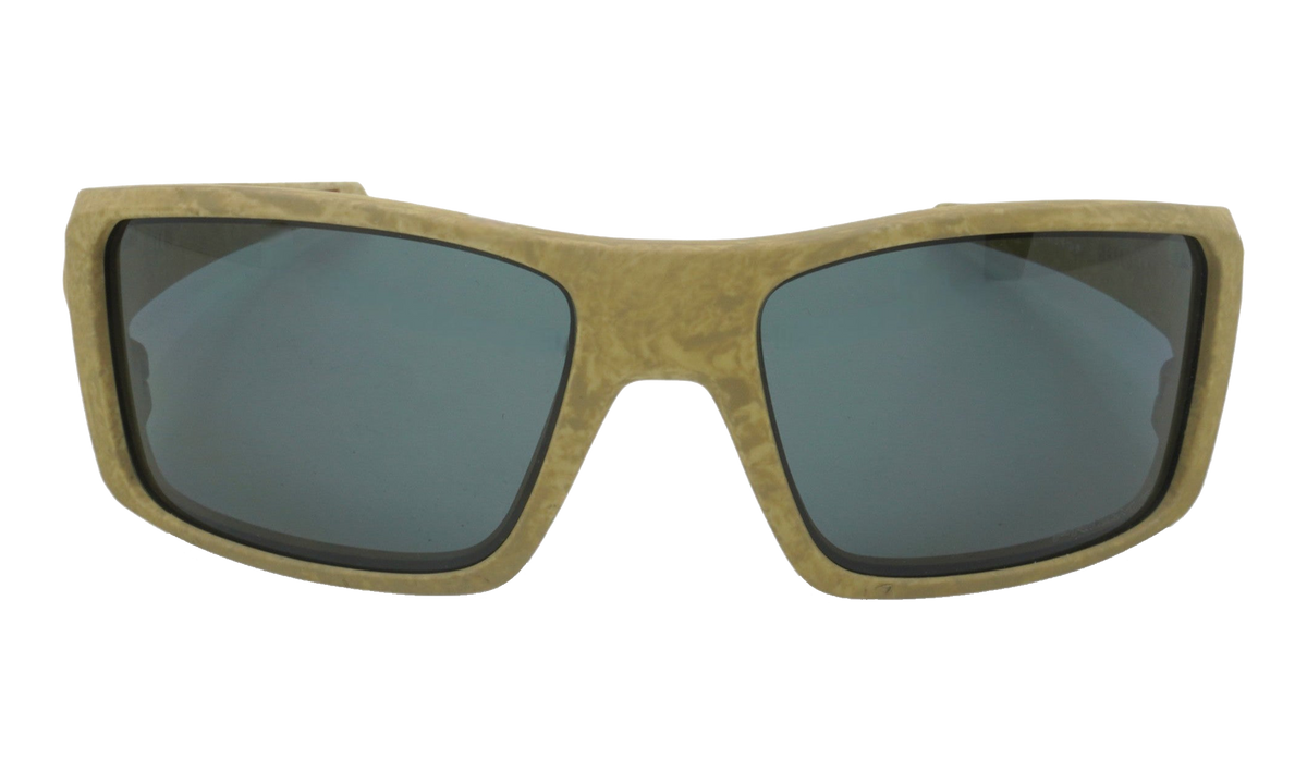 Heliostat Polarized Sunglasses Matte Stone Desert Tan / PRIZM Grey OO9231 17