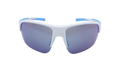Changeup Dual Sunglasses Gray Mirror - Shiny White / Carolina Blue S8650129 039