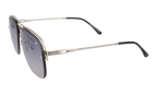 Snatch Bevel Rimless Drill Mount 18KT White Gold / Pastel Gray Gradient Flash Silver DMSN2 0006 48D1