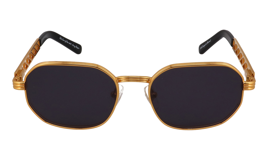 Hustler Jacques Cartier Edition 24KT Yellow Gold / Black JCHU2 0001 CUT 11B5