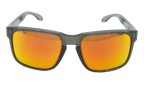(Global Fit) Holbrook Sunglasses Grey Smoke / PRIZM Ruby Iridium OO9244 28