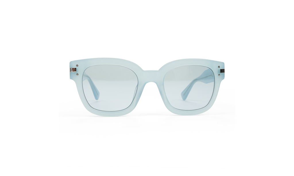 Classic Logo Sunglasses Blue XA41763AC_70's_Indigo