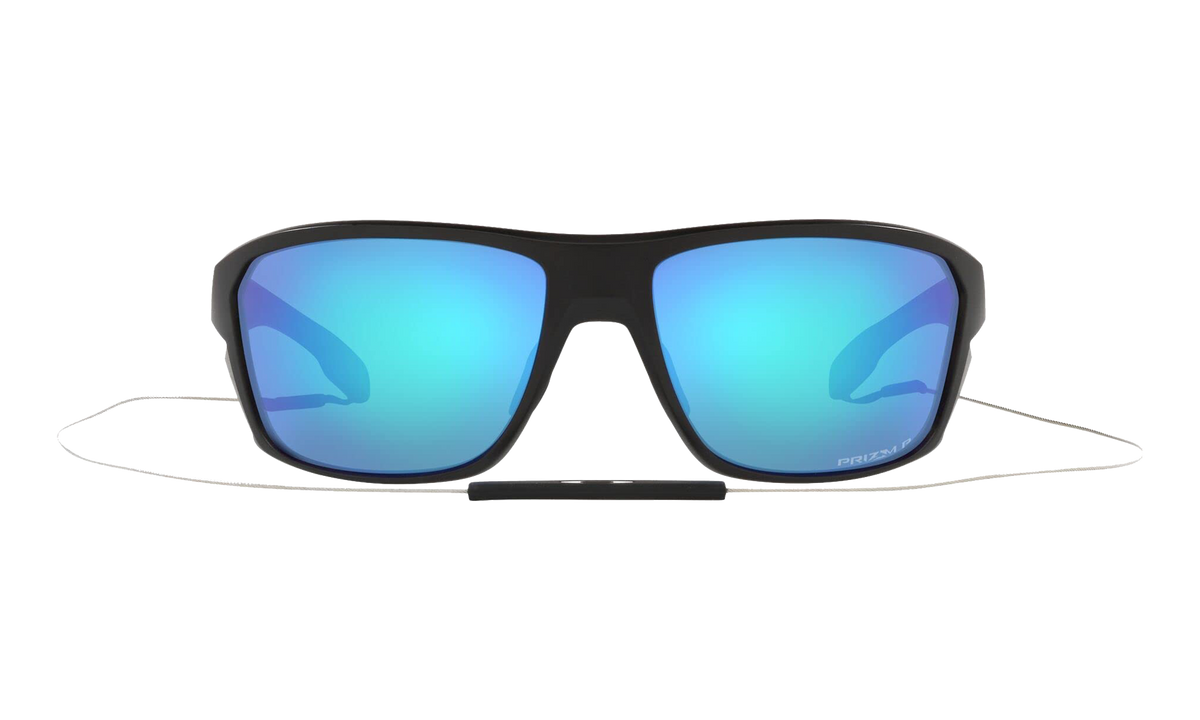 Split Shot Polarized Sunglasses Matte Black / PRIZM Sapphire OO9416 33