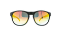 Glimpse RL Sunglasses Rainbow Mirror - Satin Black 8600112 010193