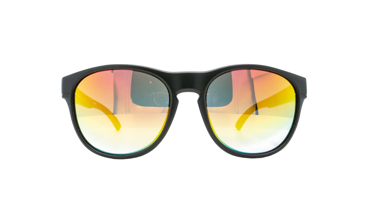 Glimpse RL Sunglasses Rainbow Mirror - Satin Black 8600112 010193