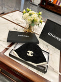 Chanel CC Knit Beanie – Black