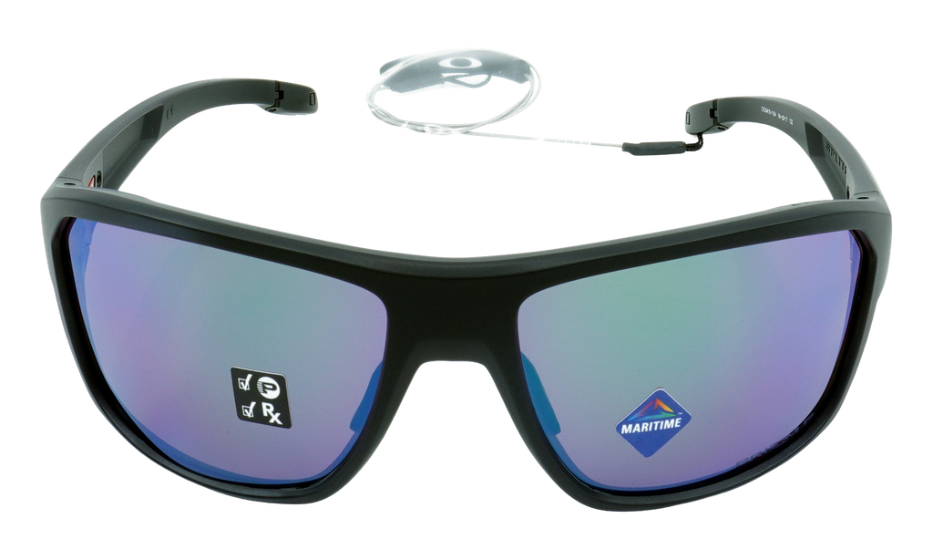 Split Shot Polarized Sunglasses Matte Black / PRIZM Maritime Polarized OO9416 11