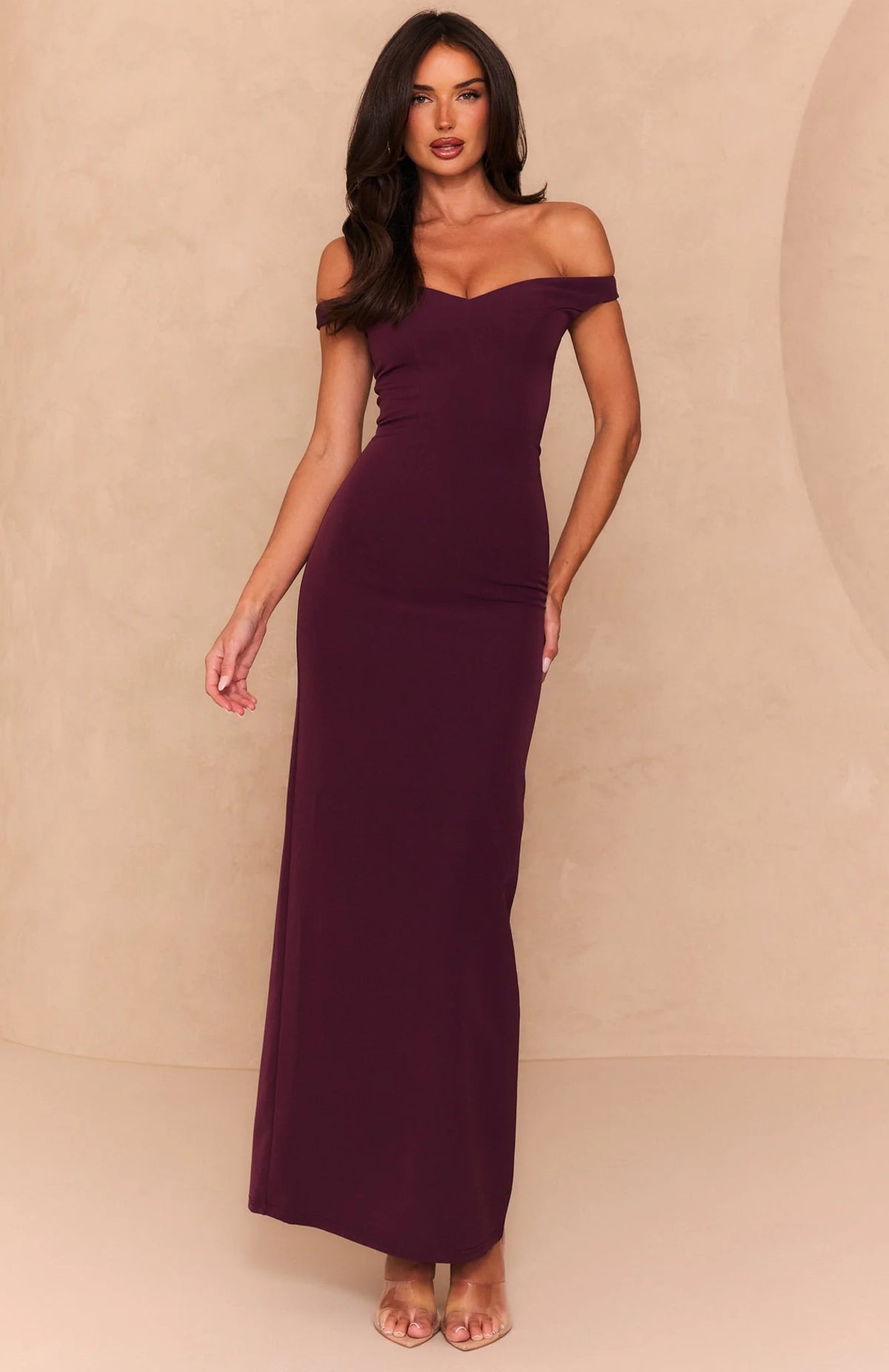 Forever Daylight Maxi Dress Dark Cherry