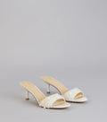 Perfect Glow Sequin Mule Heels