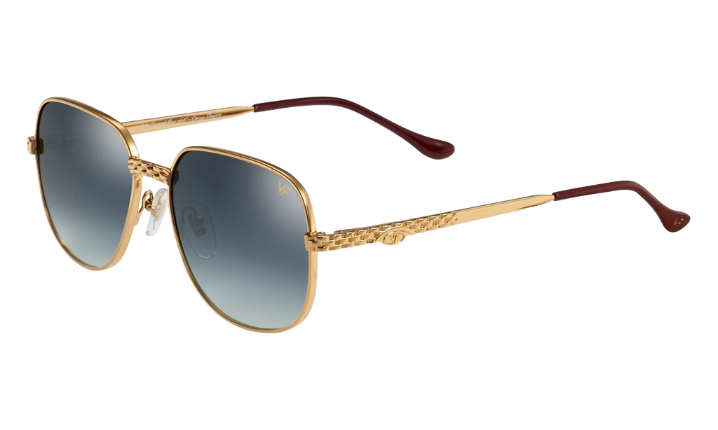 Executive Masterpiece Edition 24KT Yellow Gold / Blue Gradient Flash Silver MPEX2 0003 7A6