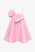 Chelsea Bow Mini Dress - Pink
