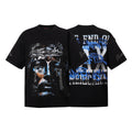 Amen End of Americana Jesus Graphic Tee Black