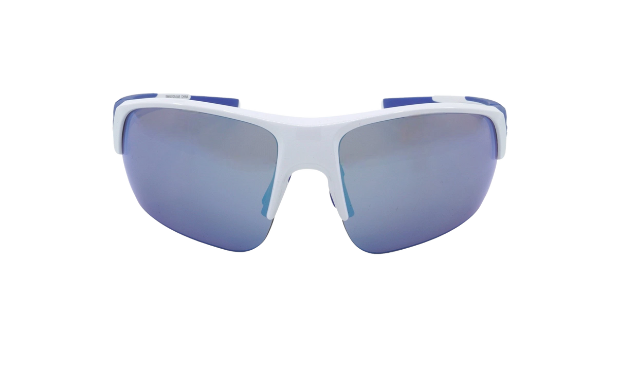 Changeup Dual Sunglasses Gray Mirror - Shiny White / Royal Blue S8650129 045
