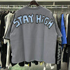Bkys Stay High Devil Graphic Tee Grey