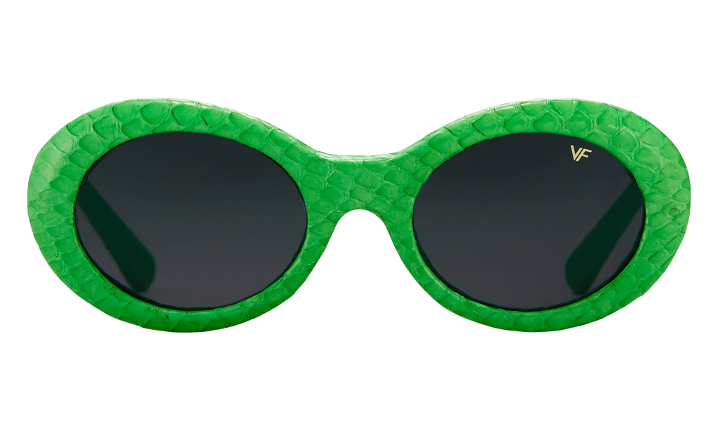 Cobain Limited Edition Snakeskin Lime Green / Jet Black MPCB2 0006 25A2