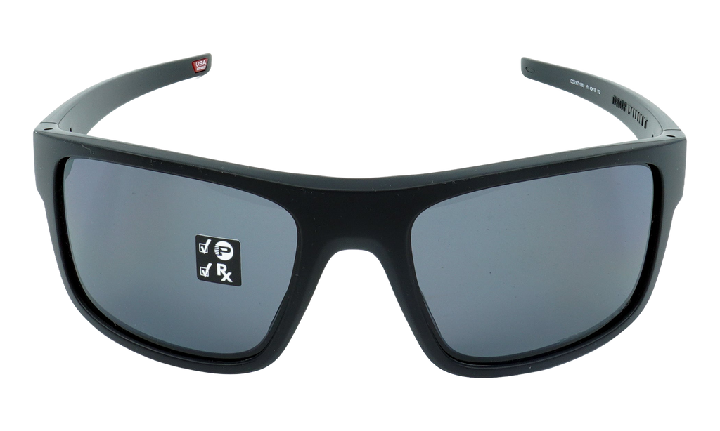 Drop Point Sunglasses Matte Black / Grey Polarized OO9367 10