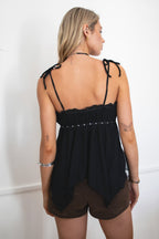 GLIMSHA Mesh Boho Cami Top