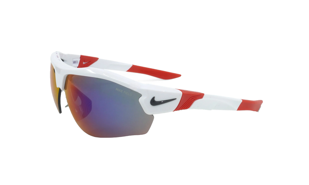 Show X3 Sunglasses White/University Red DN9252 101