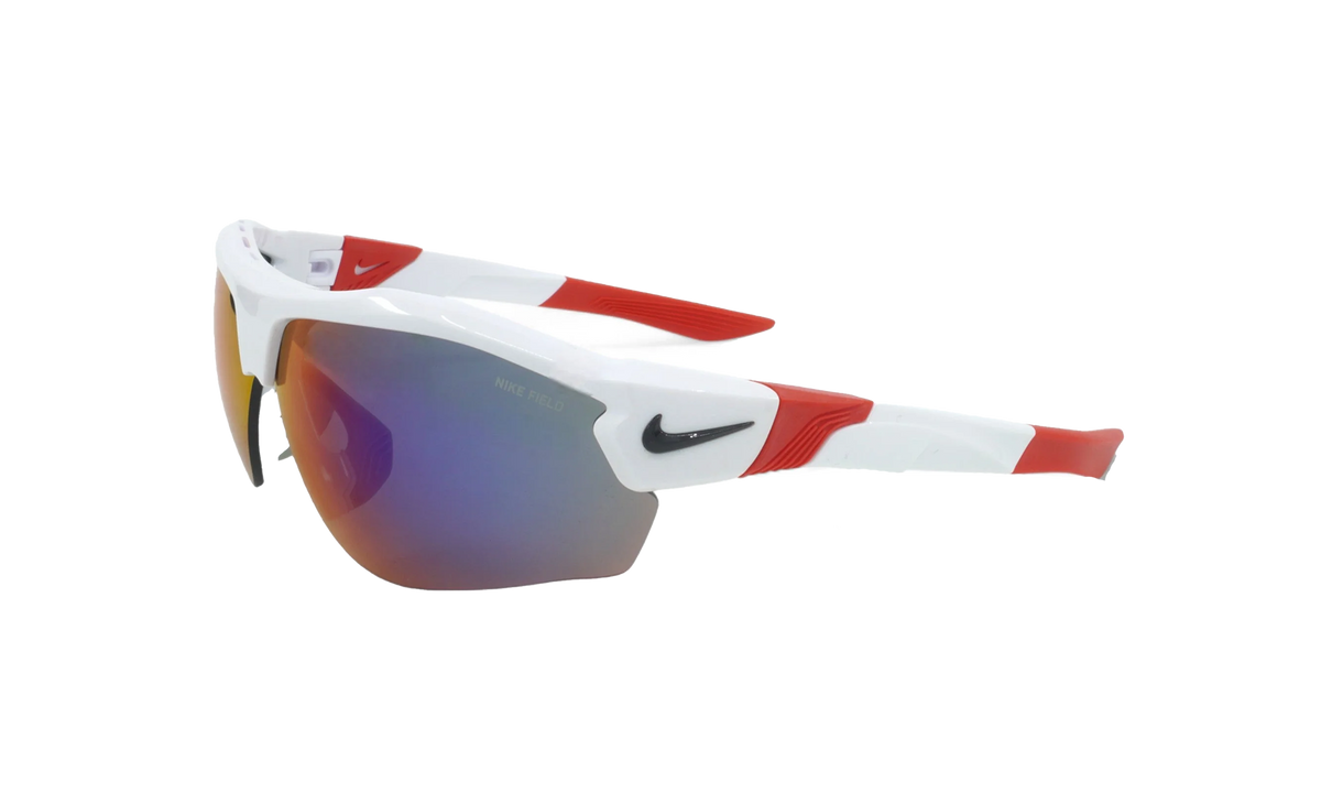 Show X3 Sunglasses White/University Red DN9252 101