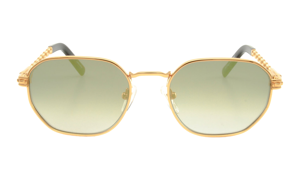 Detroit Player Mariner Edition 24KT Yellow Gold / Moss Green Gradient Flash Gold MNDP2 0004 20D1