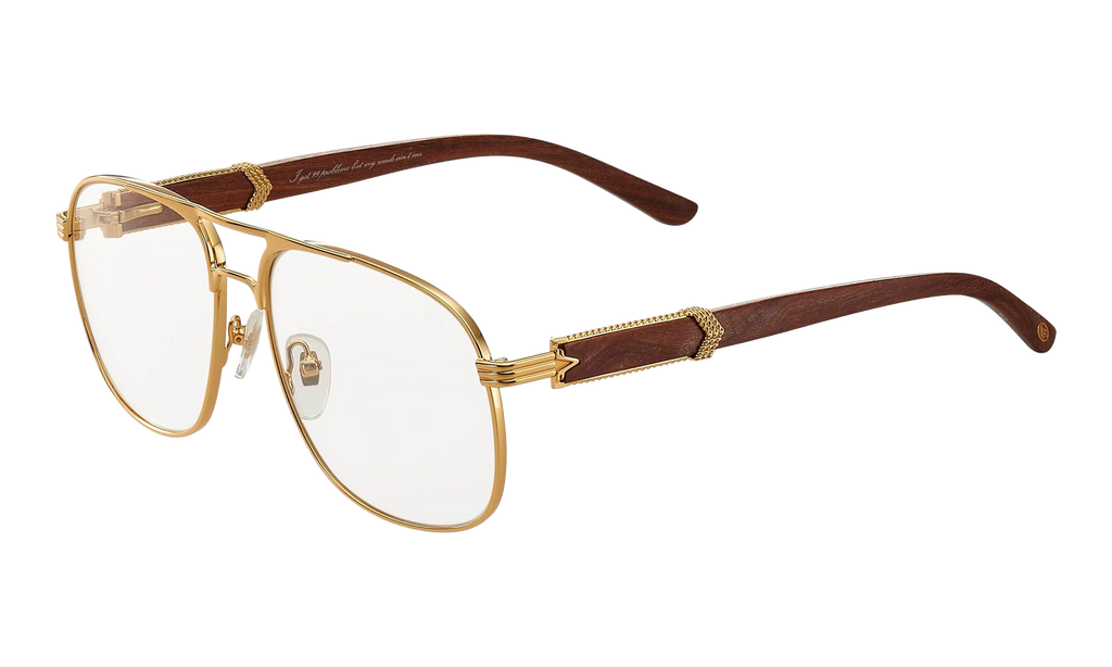 Snatch Atelier Mirage Woods Yellow Gold / Clear WDSN2 0003 23A5