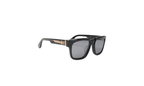 Box Officer Sunglasses 18K Gold Plated - Black CHRM0407