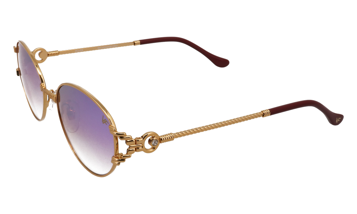 Ruler 18KT Yellow Gold / Electric Purple Multiflash VFRU2 0002 53A7
